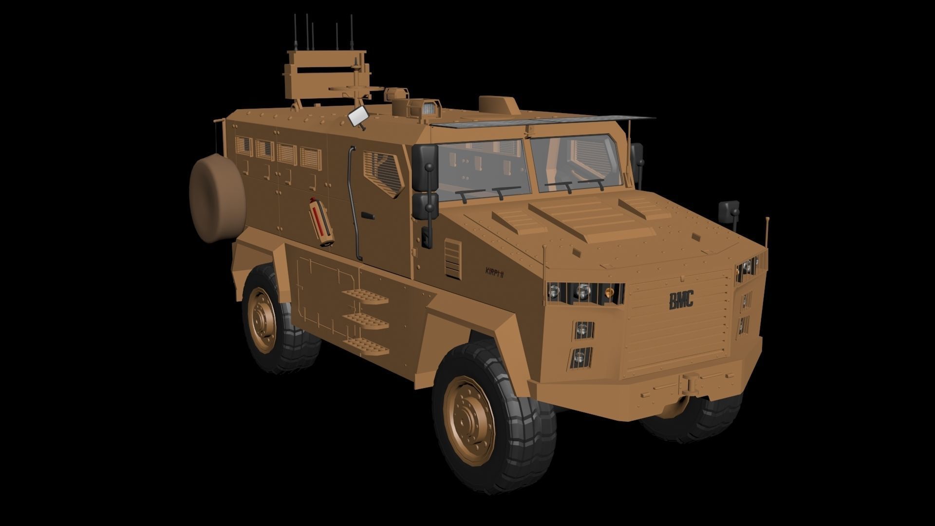 BMC Kirpi 2 Low-poly 3D model_9