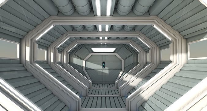 Sci Fi Corridor 3D model