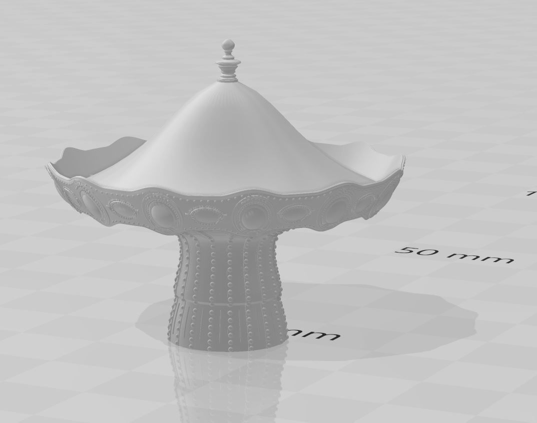 carousel 3D print model_12