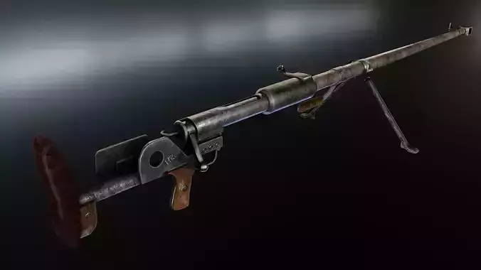 PTRD-41  Degtyaryov Anti-Tank Rifle