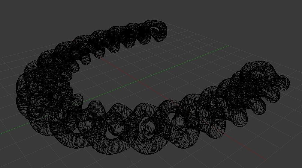 Cuban Chain  Low-poly 3D model_5