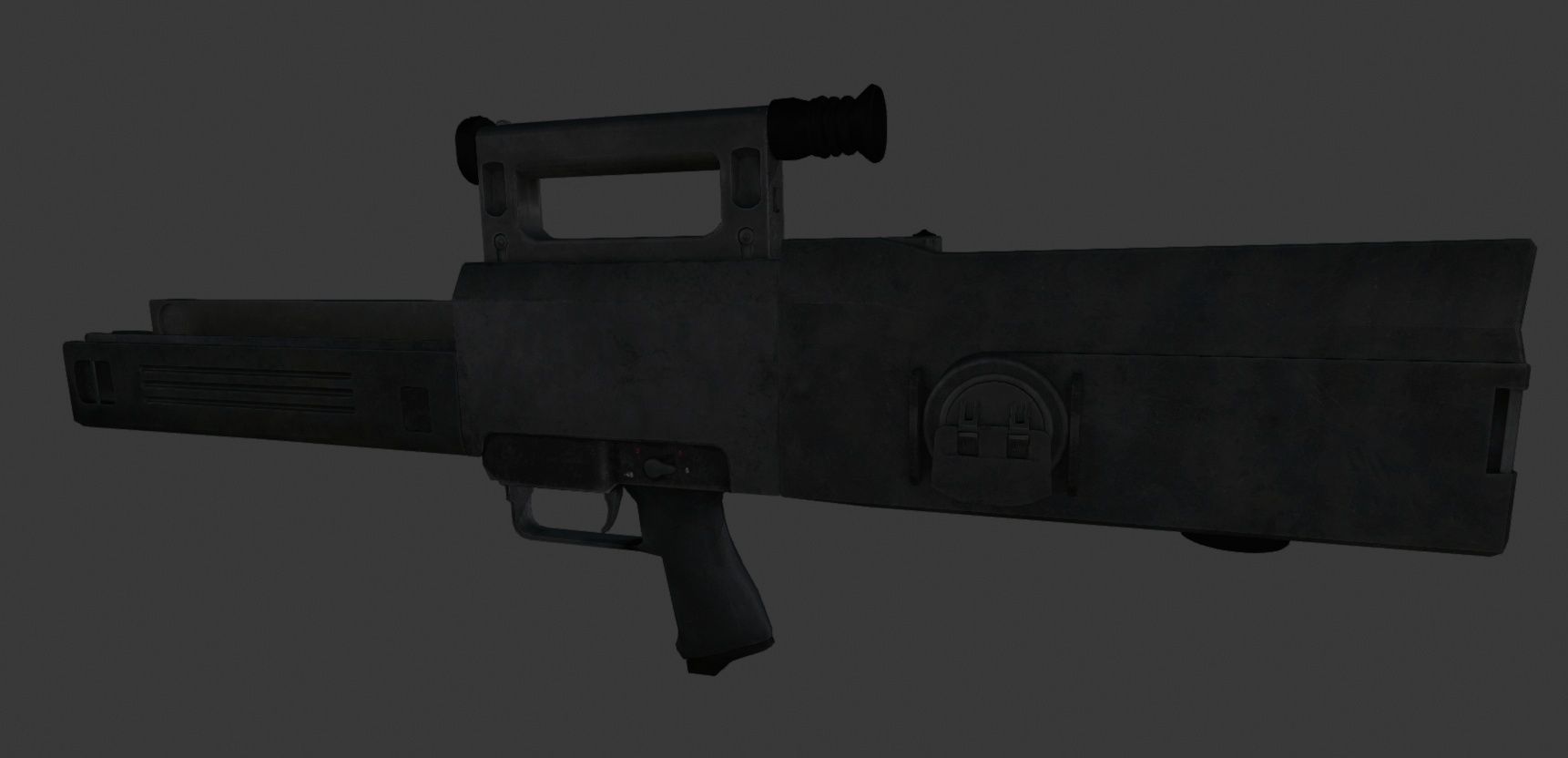 Heckler-Koch G11 K2 version Low-poly 3D model_7