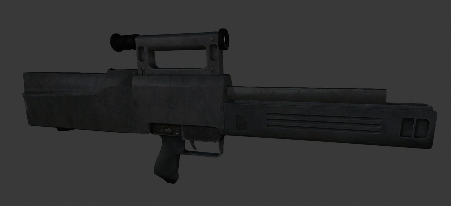 Heckler-Koch G11 K2 version Low-poly 3D model_6