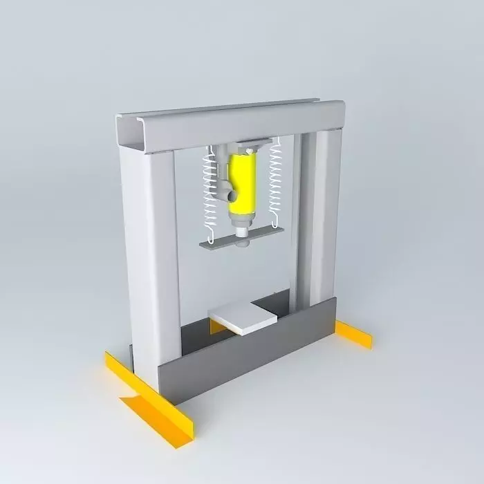 Manual hydraulic press 4 tons Free 3D model