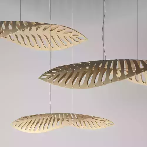 Navicula Pendant Light 3D model
