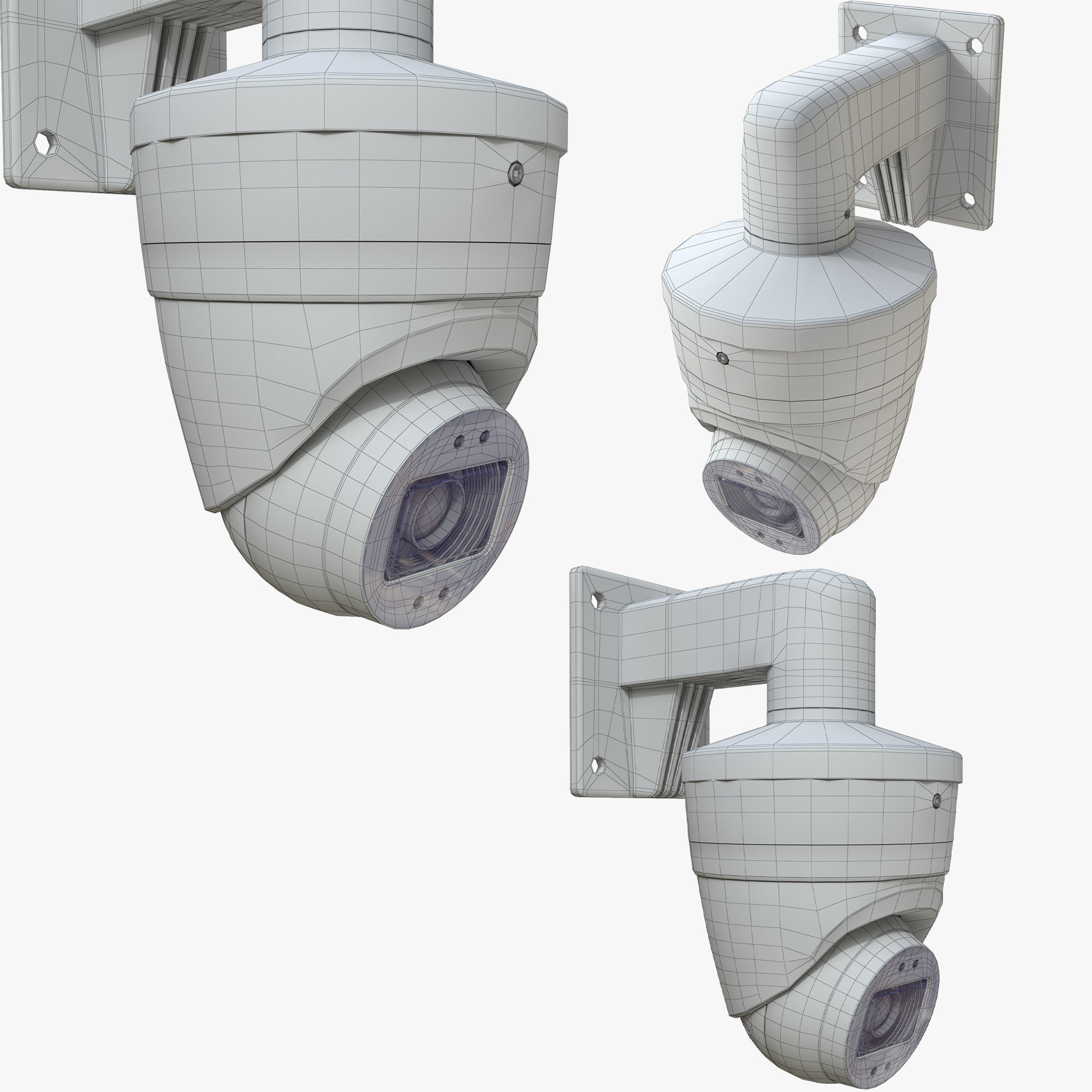 CCTV Security Camera 3 3D model_14