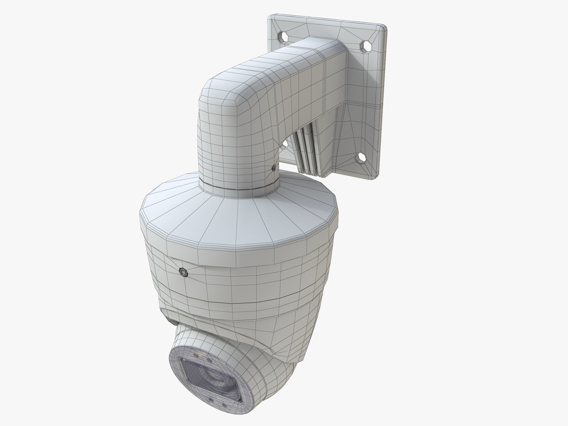 CCTV Security Camera 3 3D model_11