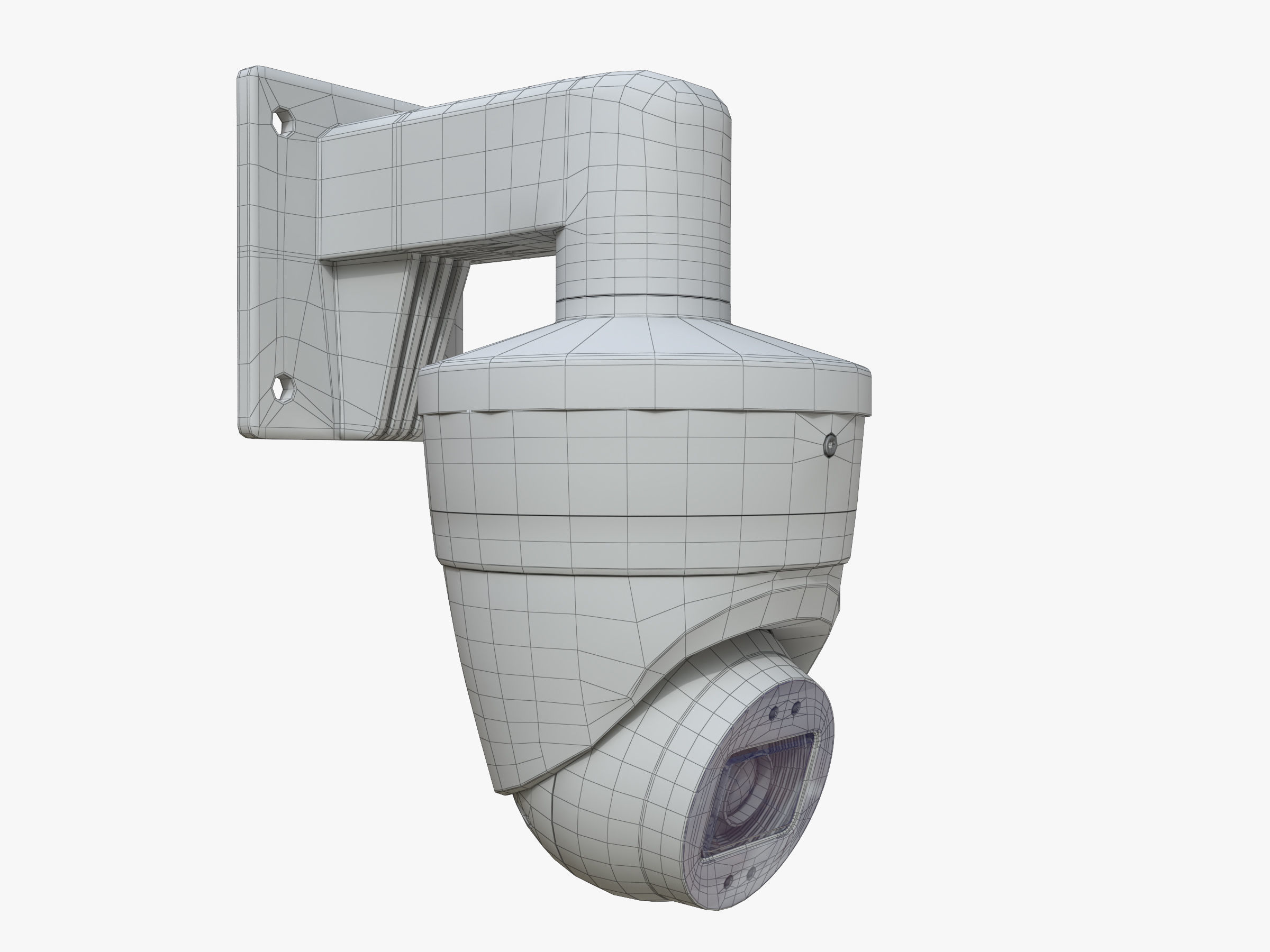 CCTV Security Camera 3 3D model_12