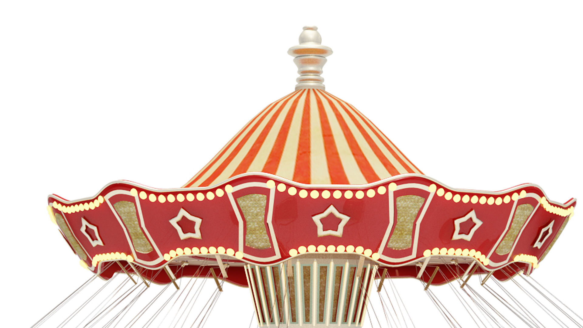 Funfair Swing 3D model_15