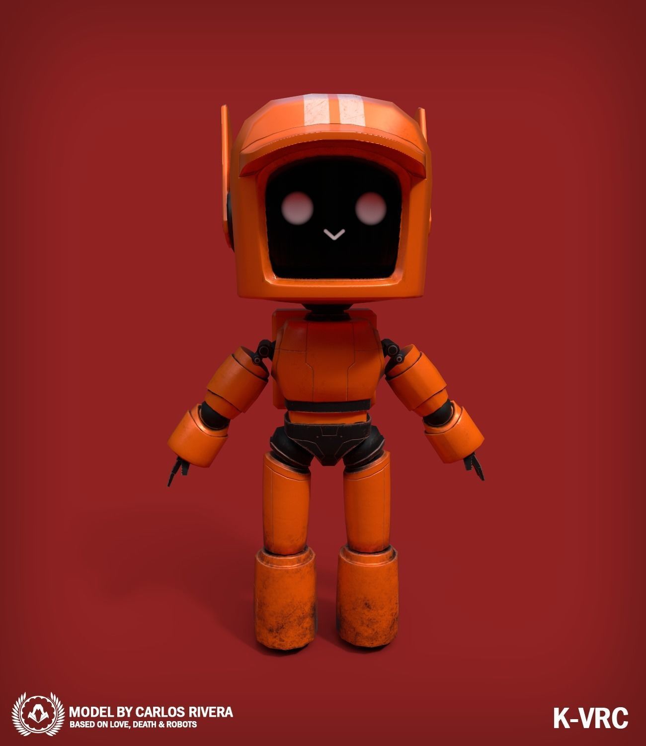 K-VRC Lowpoly 3D Model - Love Death and Robots Low-poly 3D model_3