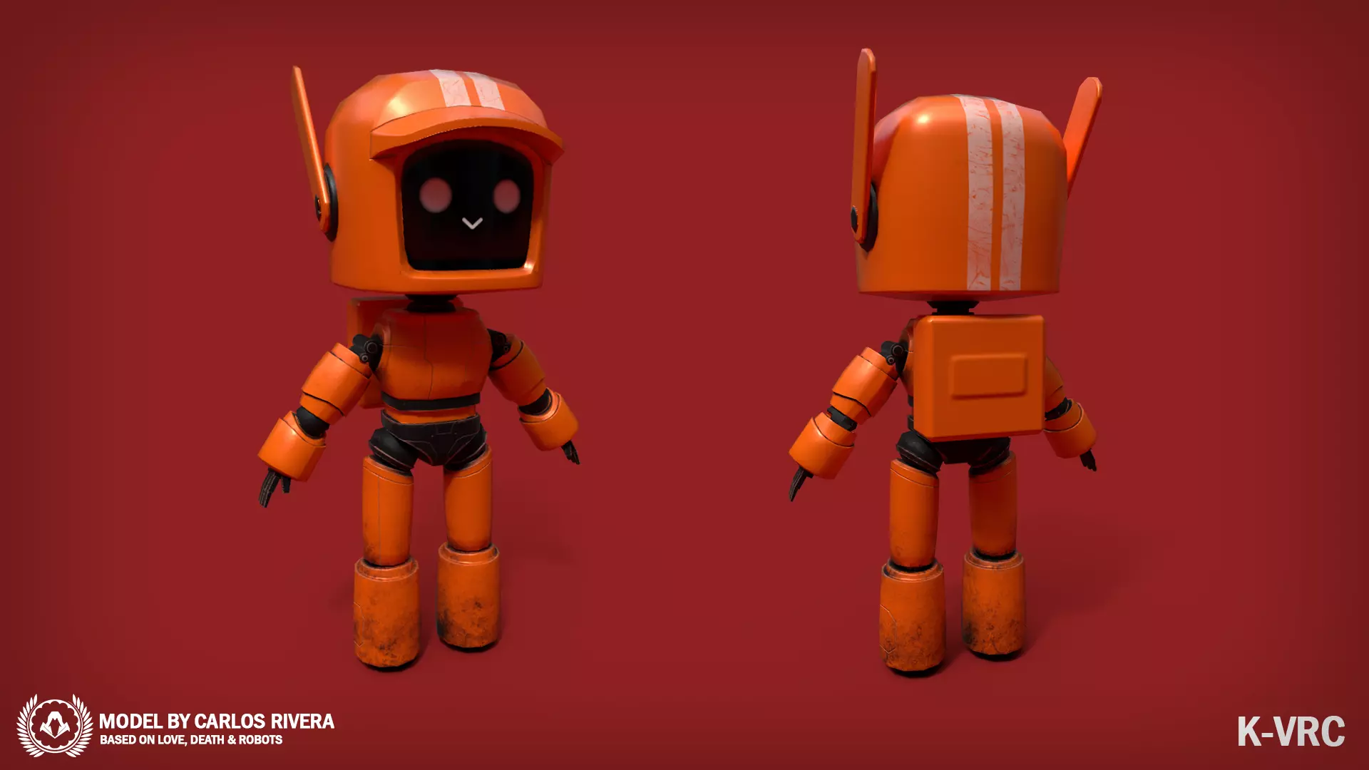 K-VRC Lowpoly 3D Model - Love Death and Robots Low-poly 3D model_0
