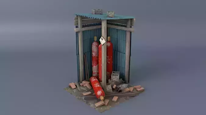 Scrap gas bottel asset