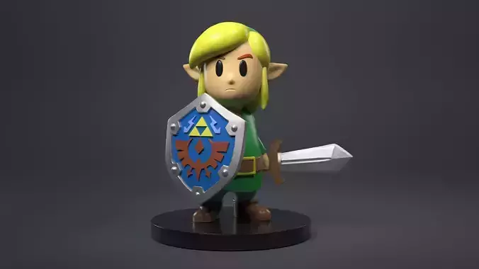 The Legend Of Zelda - Link Firgure 3D print model
