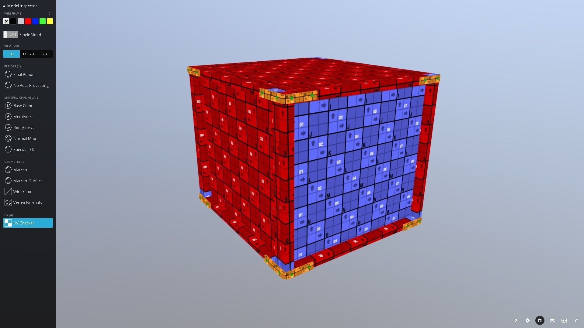 East India Co Crate Low-poly 3D model_2