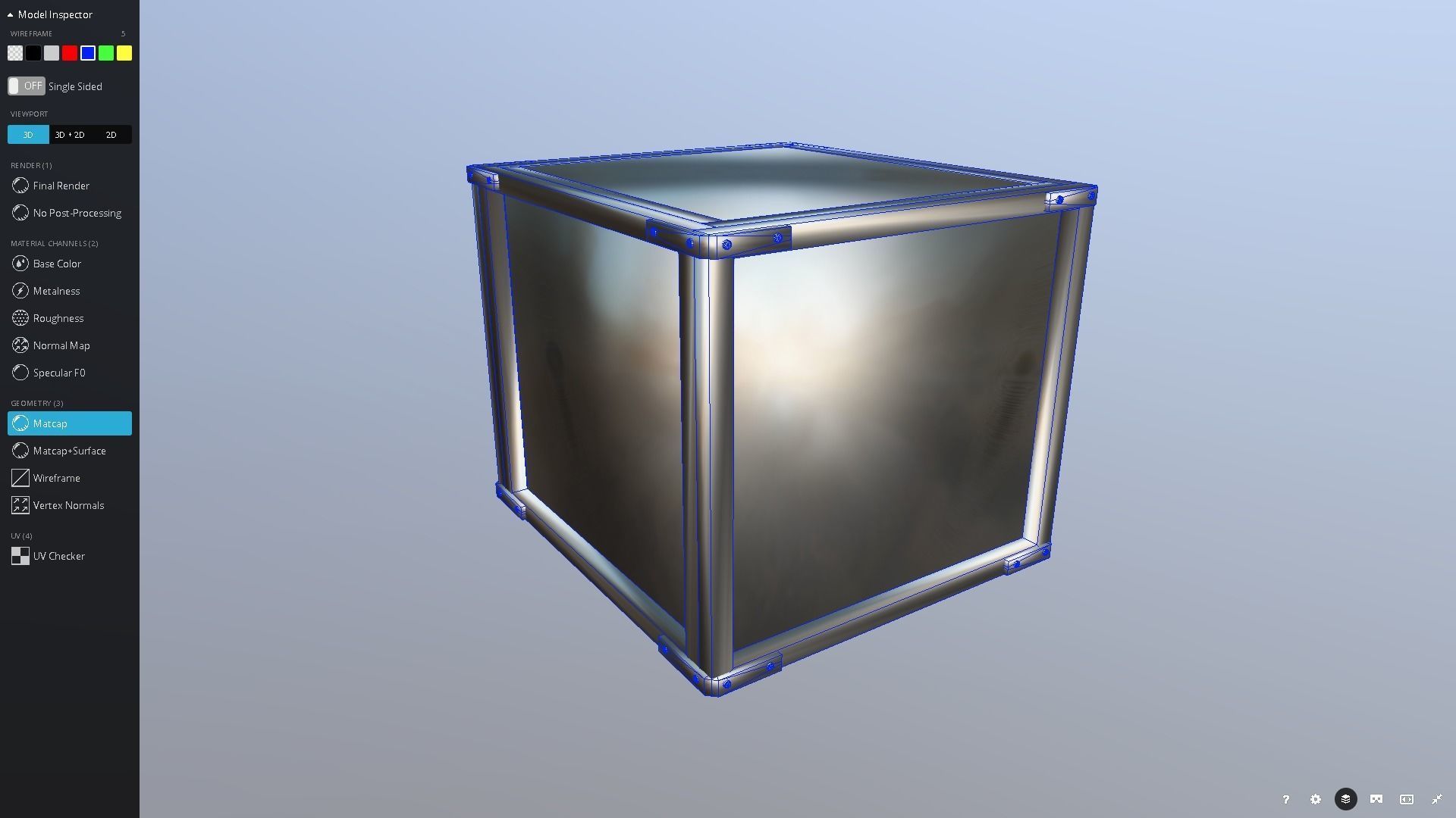 East India Co Crate Low-poly 3D model_10