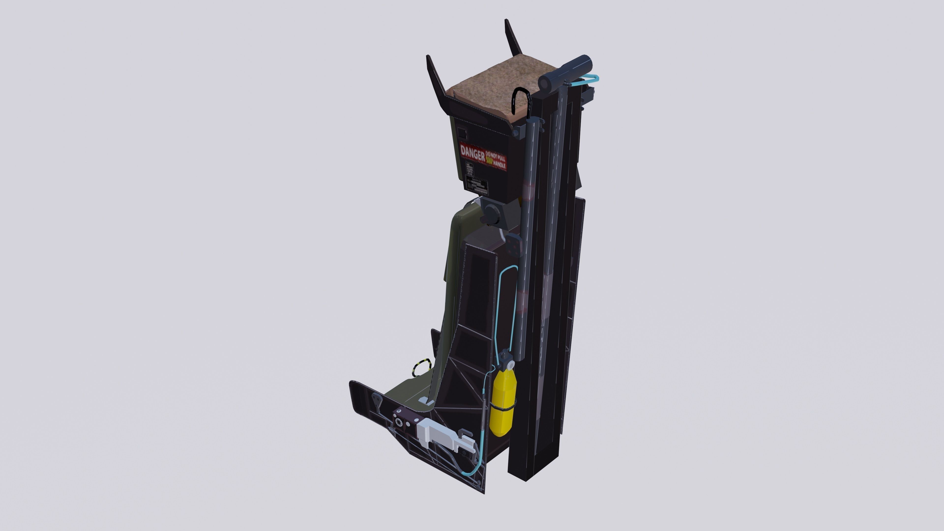 Ejection Seat Model Basic 3D model_3