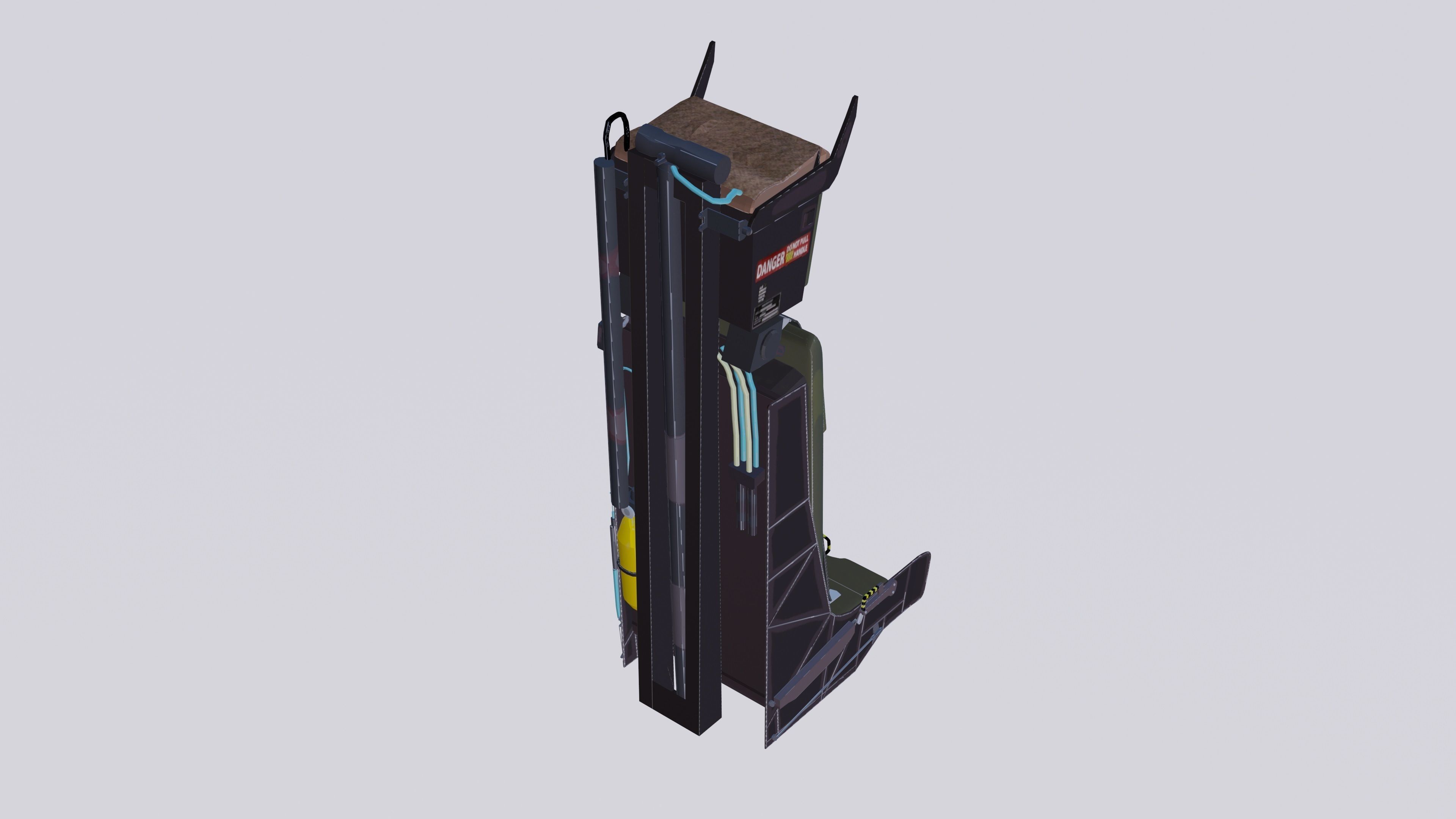 Ejection Seat Model Basic 3D model_2