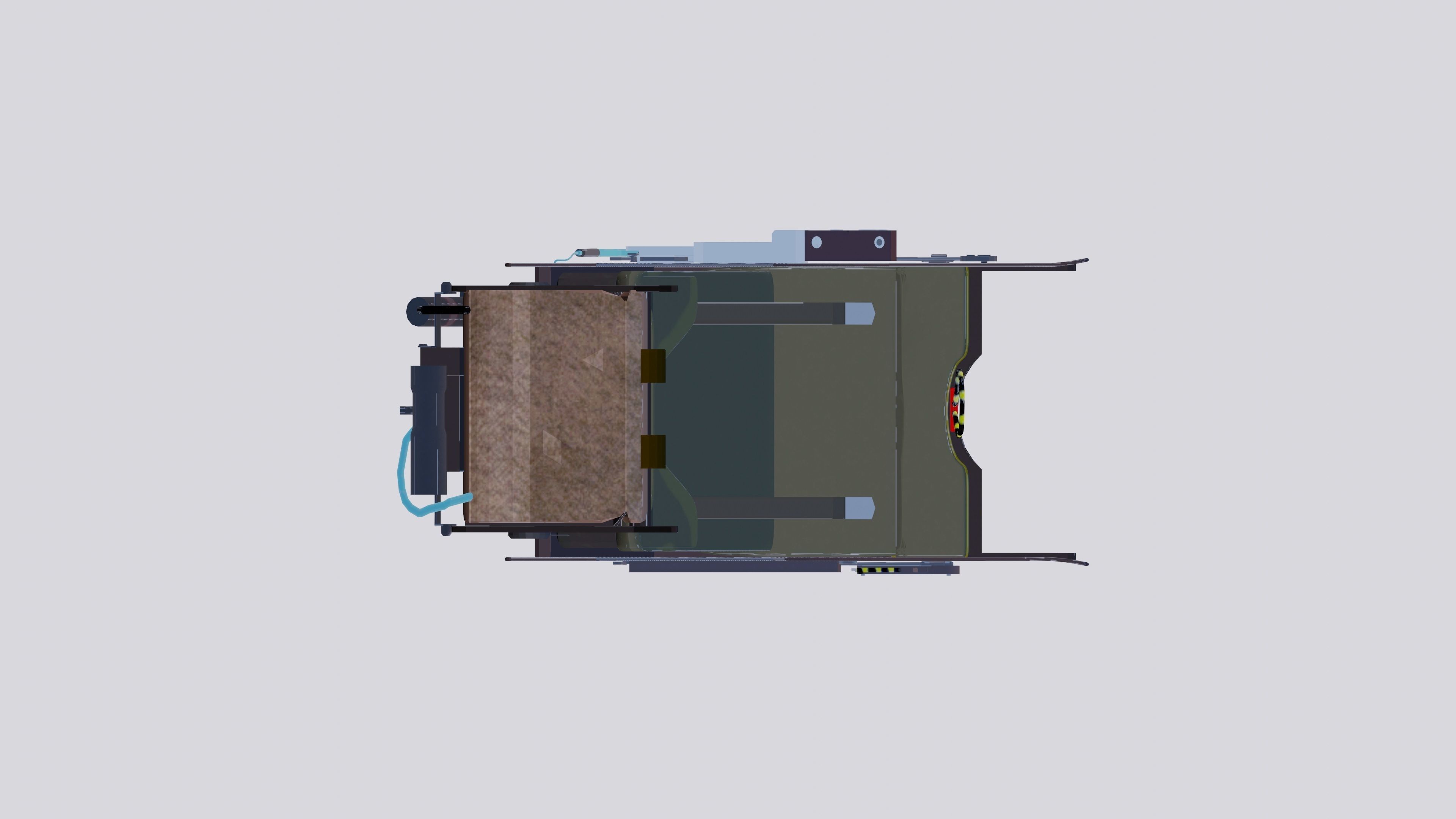 Ejection Seat Model Basic 3D model_9