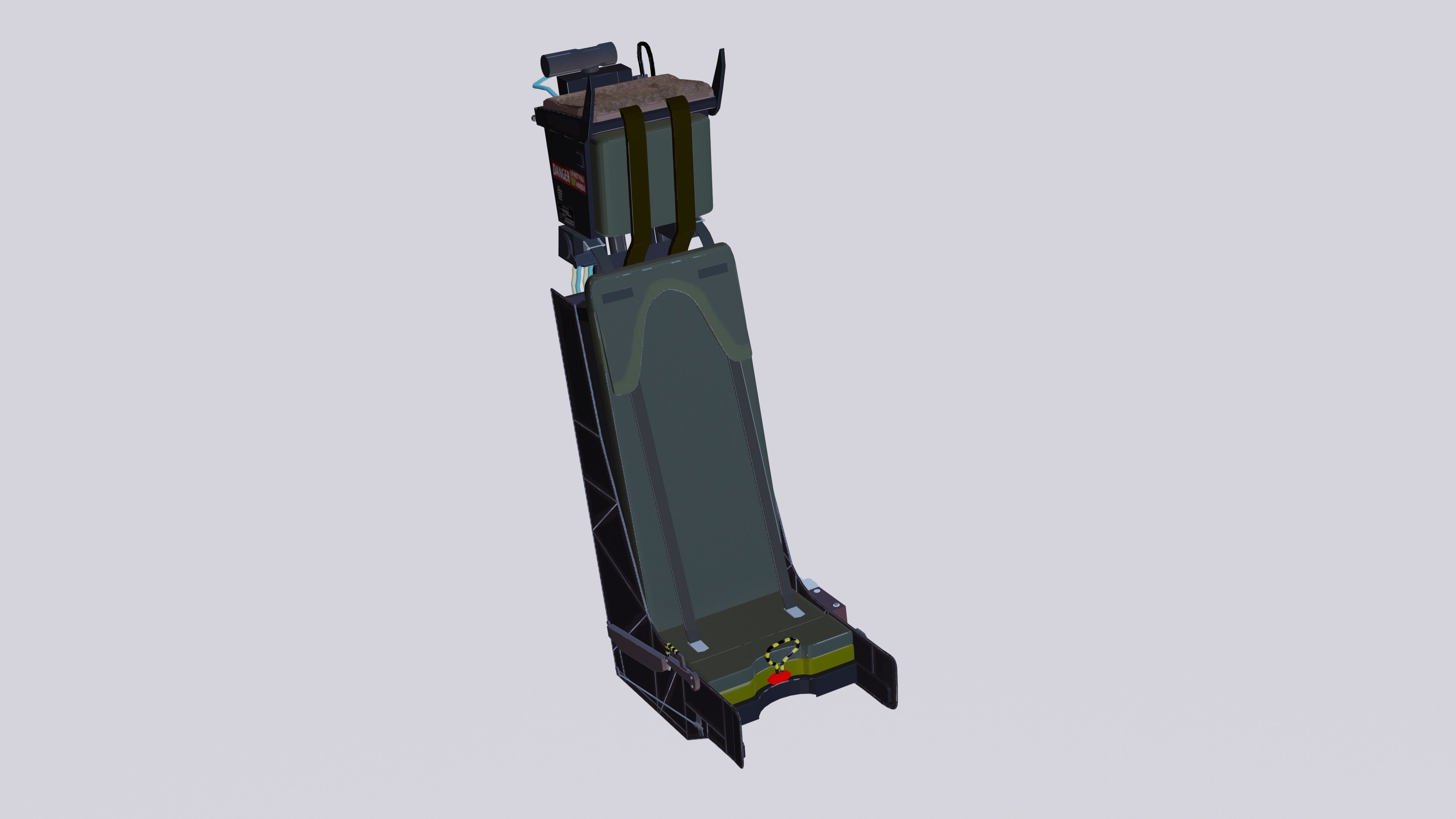 Ejection Seat Model Basic 3D model_1
