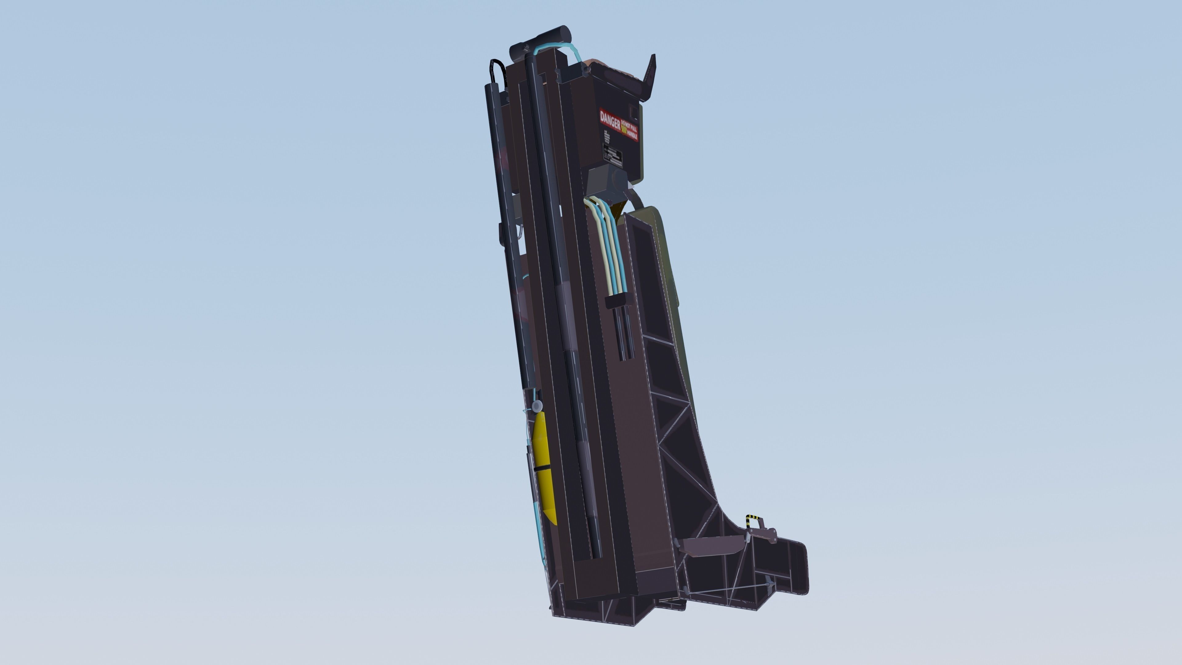 Ejection Seat Model Basic 3D model_5