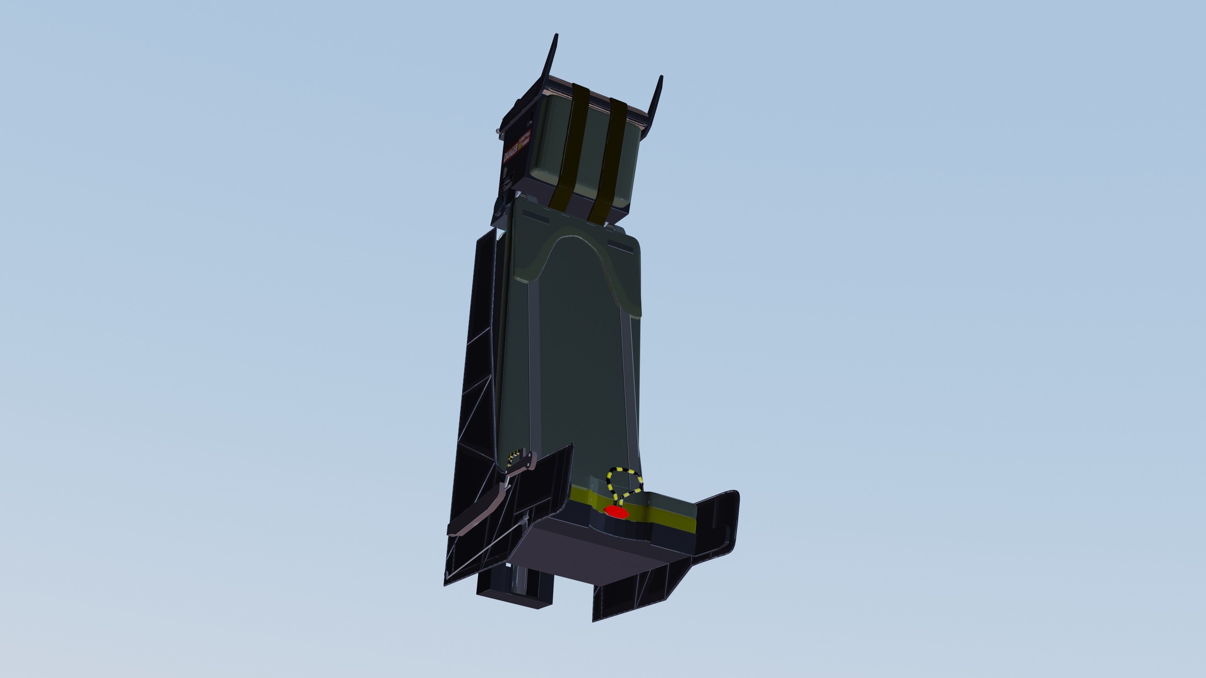 Ejection Seat Model Basic 3D model_6