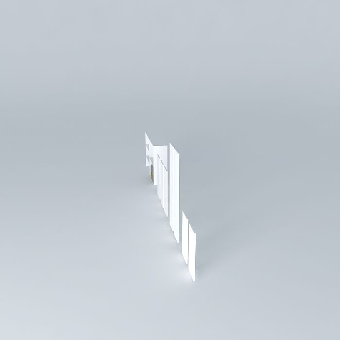 Small shelf Free 3D model_2