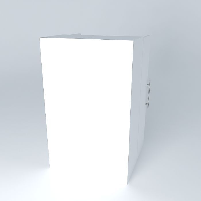Cabinet open Free 3D model_1