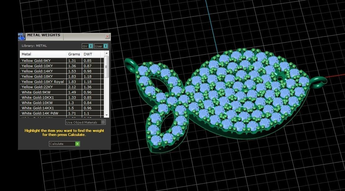 Jewelry Pendant 3D print model_1