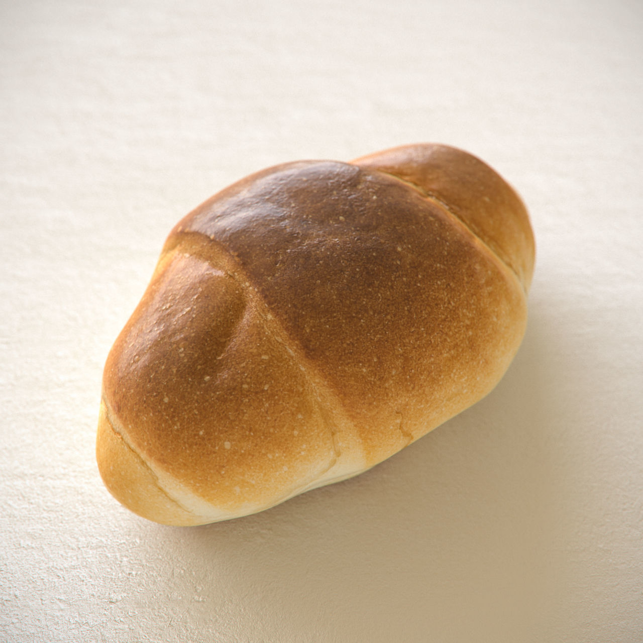 Bread Low-poly 3D model loaf of Free low-poly 3D model_3