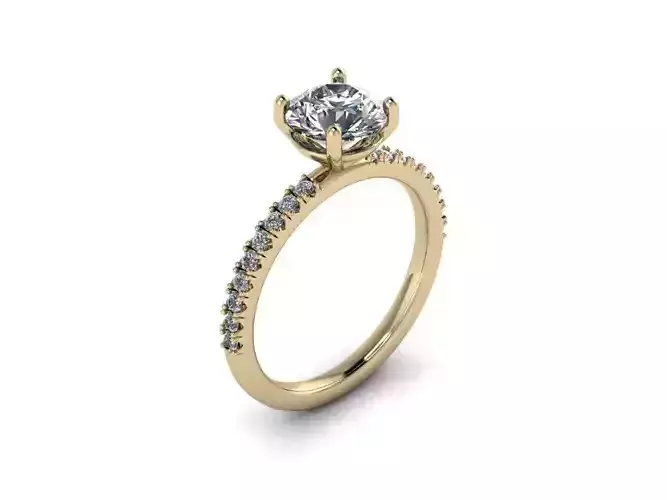 Diamon RIng 3D print model