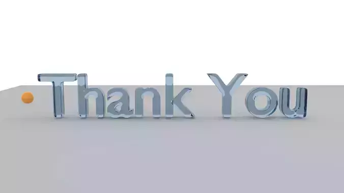 Liquid Thank You Text Animation