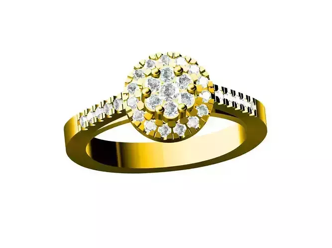 pressure ladies ring 3D print model