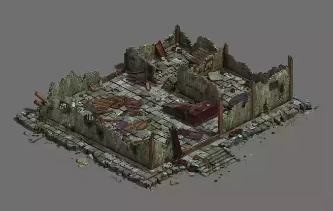 Game City - Architecture - Ruins 01