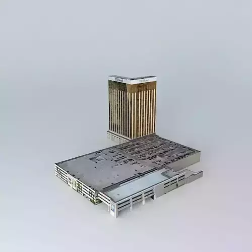 THEhotel at Mandalay Bay (Las Vegas, Nevada) Free 3D model