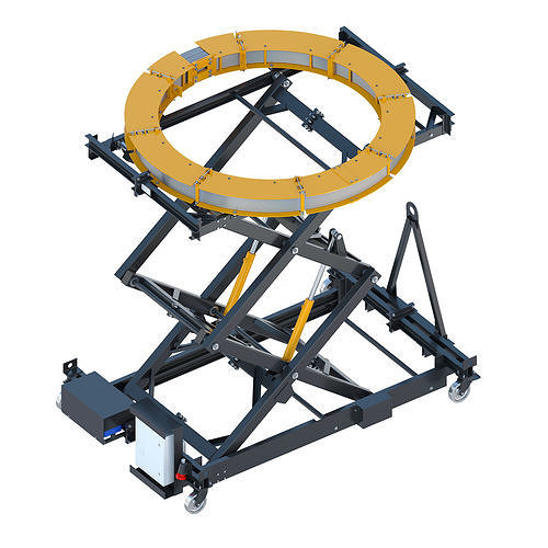 Industrial lift - Oborontest Horizontal Coil 3D model