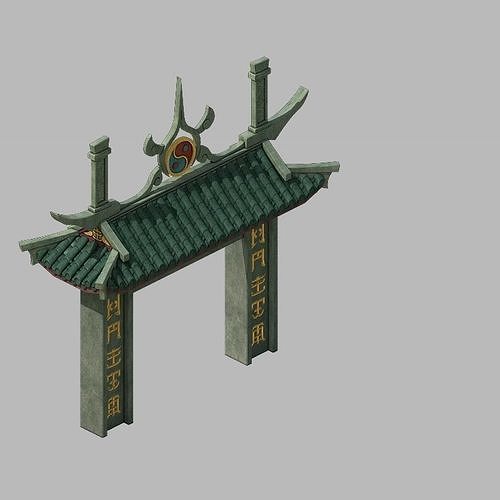 Game Taoist - gossip Tai Chi - door 3D model