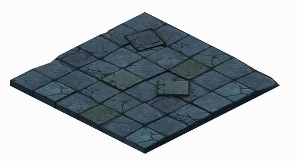 Game Underground - palace - the ground 01 3D model_3