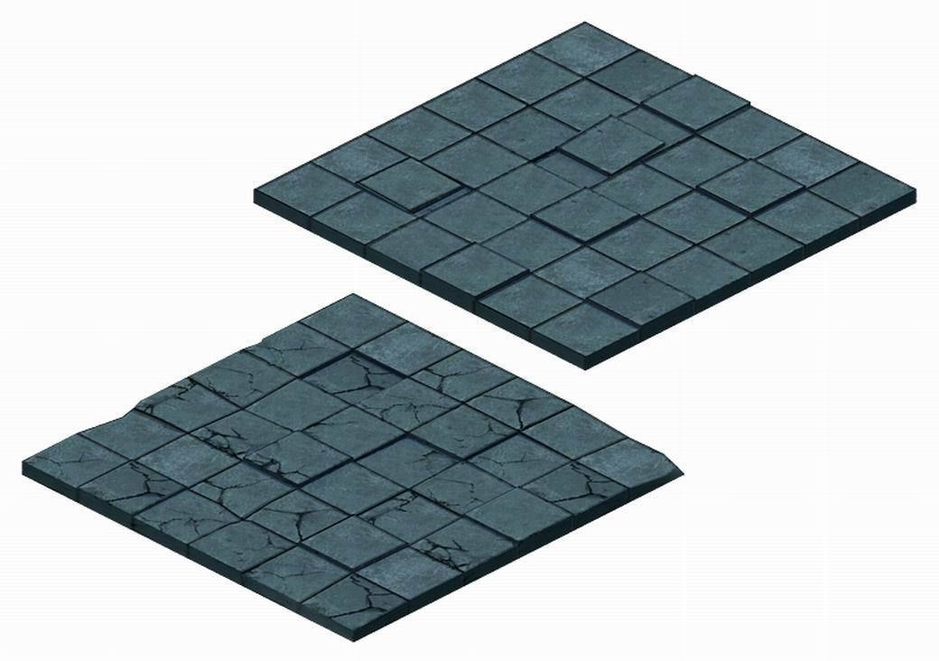 Game Underground - palace - the ground 01 3D model_2