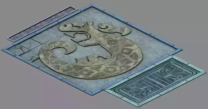 Game Underground - palace - surface carving