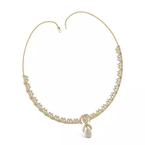 Women necklace-earrings set 3dm stl render detail 3D print model