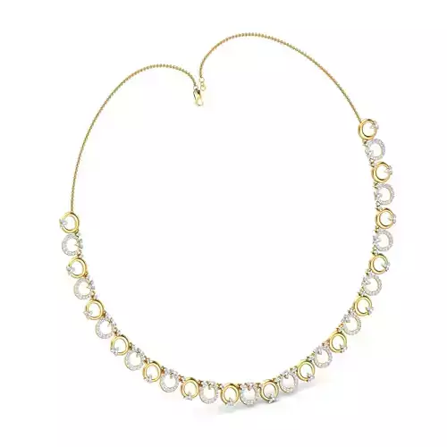 Women necklace-earrings set 3dm stl render detail 3D print model