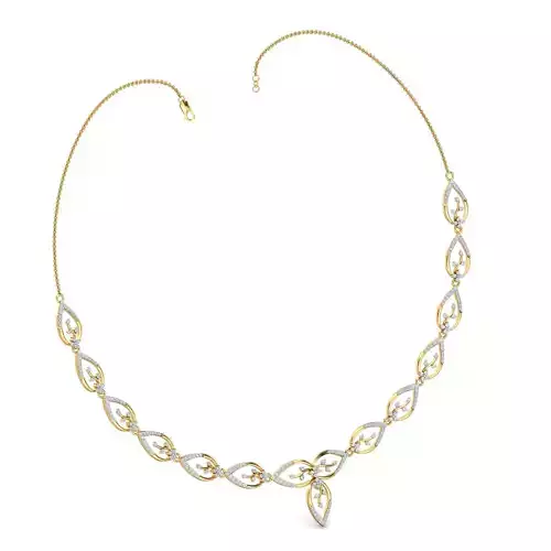 Women necklace-earrings set 3dm stl render detail 3D print model