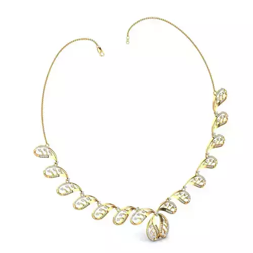 Women necklace-earrings set 3dm stl render detail 3D print model