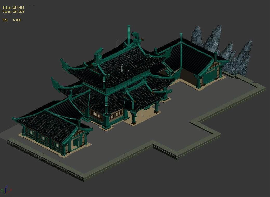 Game Underground Palace - Si San Gong 01 3D model_3