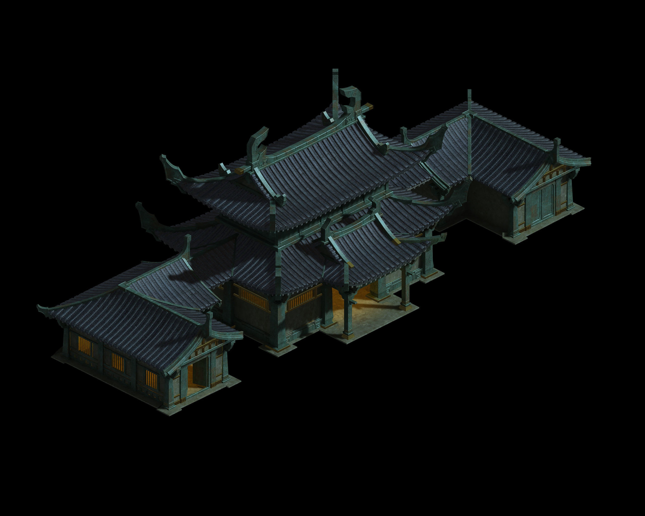 Game Underground Palace - Si San Gong 01 3D model_1