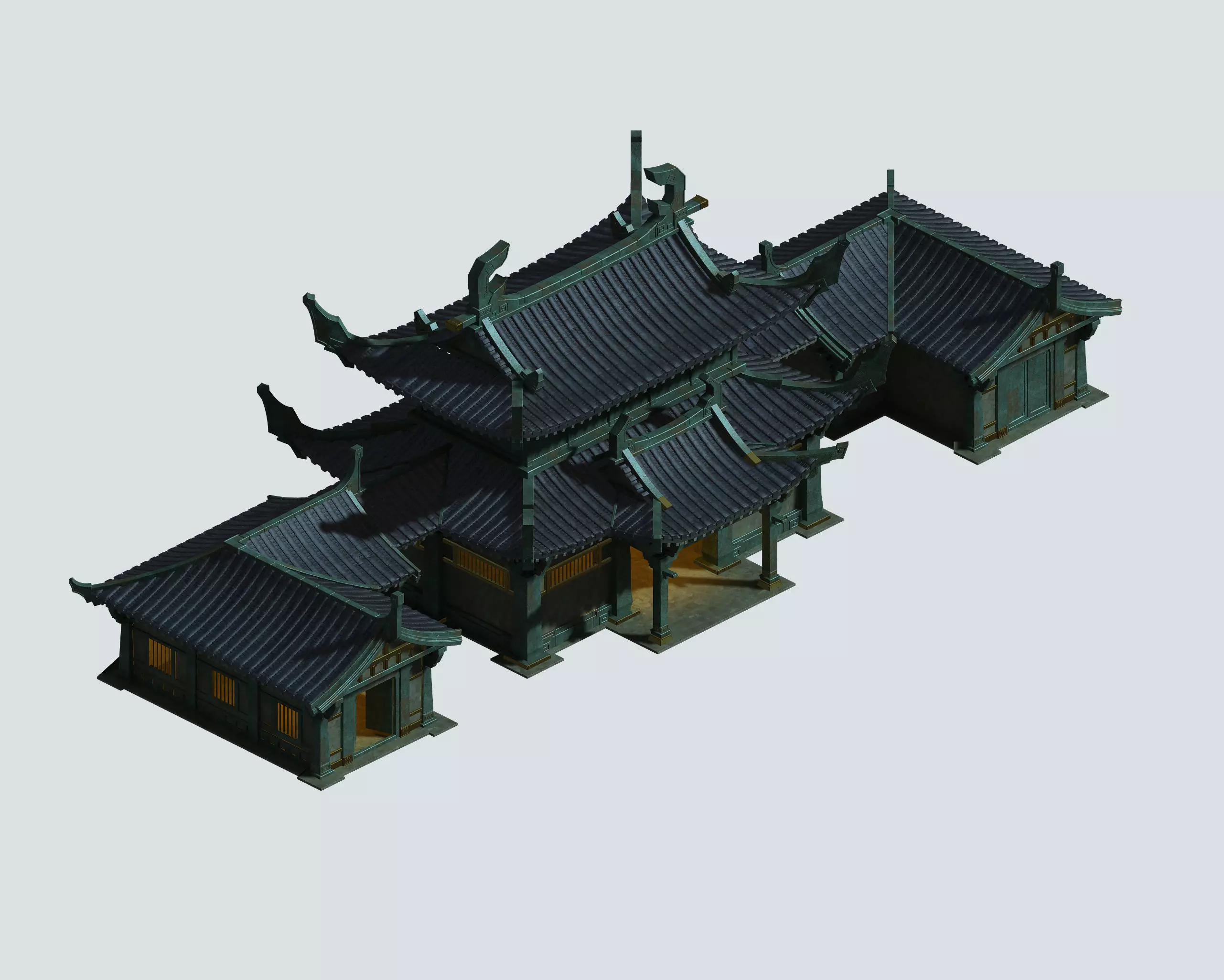 Game Underground Palace - Si San Gong 01 3D model_0