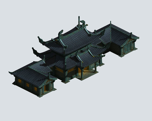 Game Underground Palace - Si San Gong 01 3D model