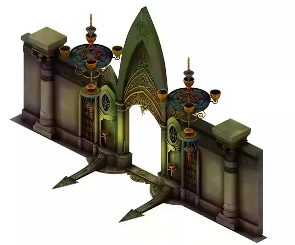 Game Advanced Collection Area - Entrance Gate 01