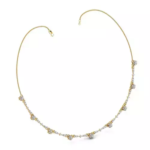 Women necklace-earrings set 3dm stl render detail 3D print model