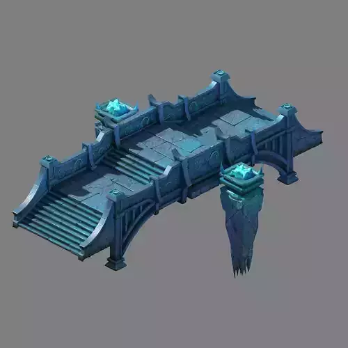 Game Heihe - mountain - stone bridge 01